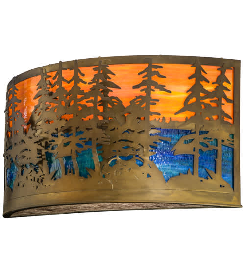 Tall Pines 2 Light 18" Tall Wall Sconce