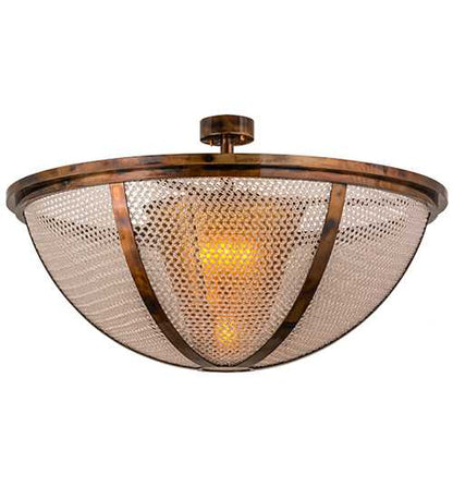 Maille 5 Light 48" Wide Semi-Flush Bowl Ceiling Fixture