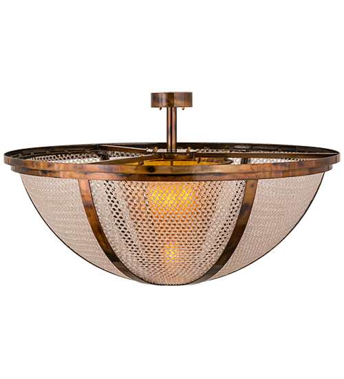 Maille 5 Light 48" Wide Semi-Flush Bowl Ceiling Fixture