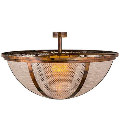 Maille 5 Light 48" Wide Semi-Flush Bowl Ceiling Fixture