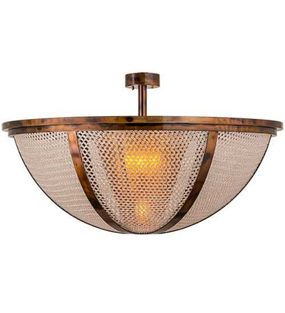 Maille 5 Light 48" Wide Semi-Flush Bowl Ceiling Fixture