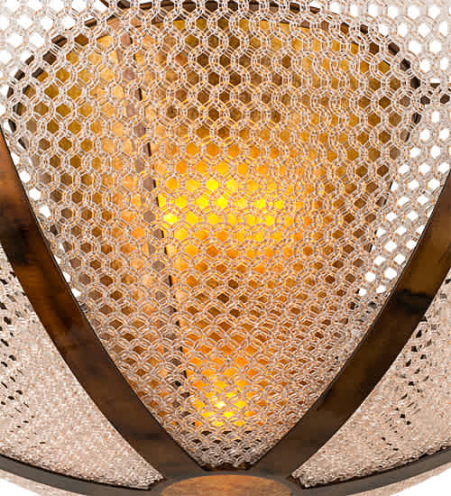 Maille 5 Light 48" Wide Semi-Flush Bowl Ceiling Fixture