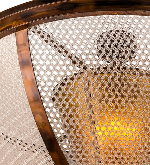 Maille 5 Light 48" Wide Semi-Flush Bowl Ceiling Fixture