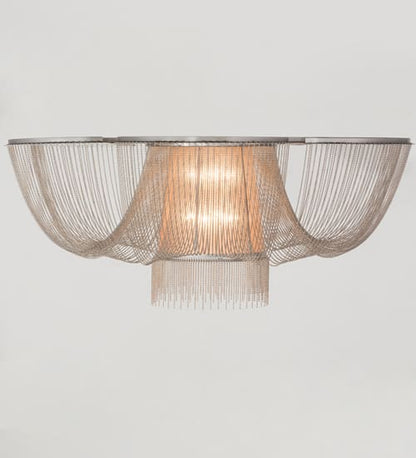 Niagara 8 Light 60" Wide Flush Mount Waterfall Ceiling Fixture