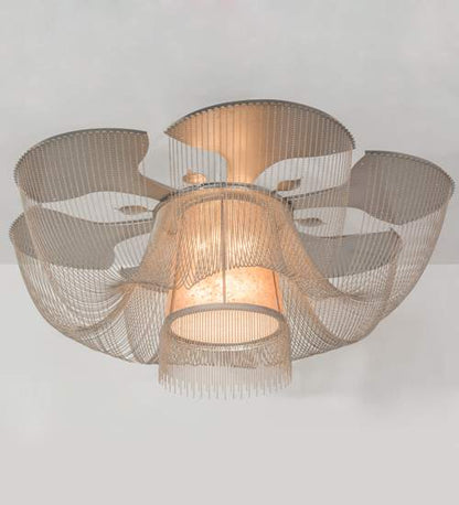 Niagara 8 Light 60" Wide Flush Mount Waterfall Ceiling Fixture