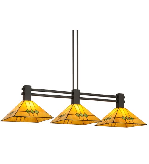 Martini 3 Light 13" Wide Linear Pendant