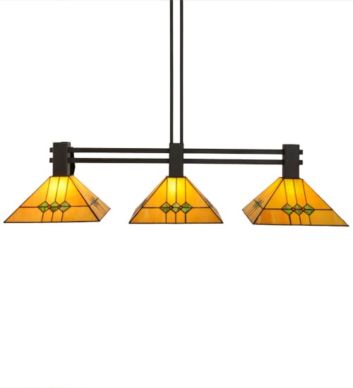 Martini 3 Light 13" Wide Linear Pendant