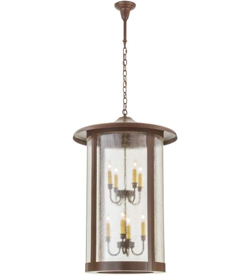 Prime 8 Light 24" Wide Taper Candle Pendant
