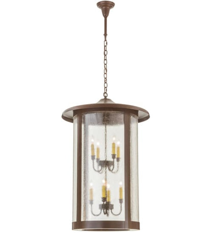 Prime 8 Light 24" Wide Taper Candle Pendant