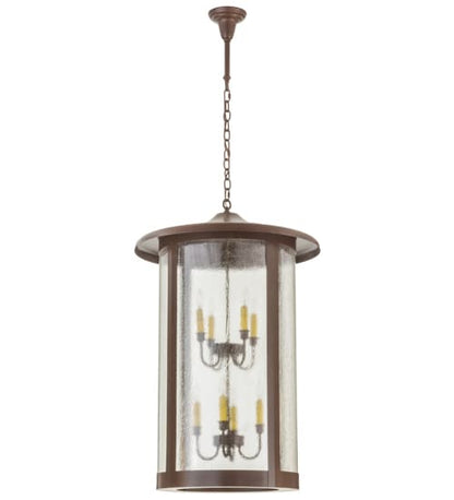 Prime 8 Light 24" Wide Taper Candle Pendant