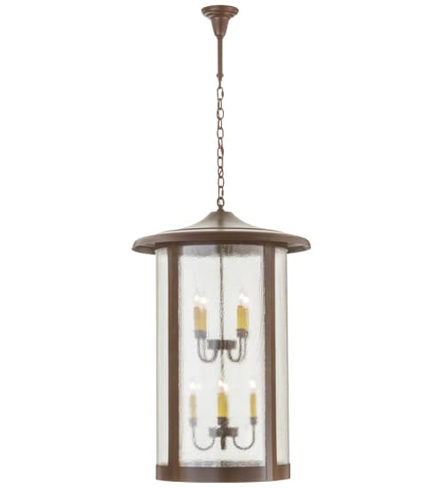 Prime 8 Light 24" Wide Taper Candle Pendant