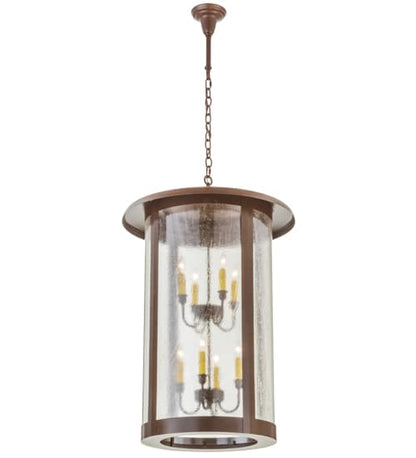 Prime 8 Light 24" Wide Taper Candle Pendant