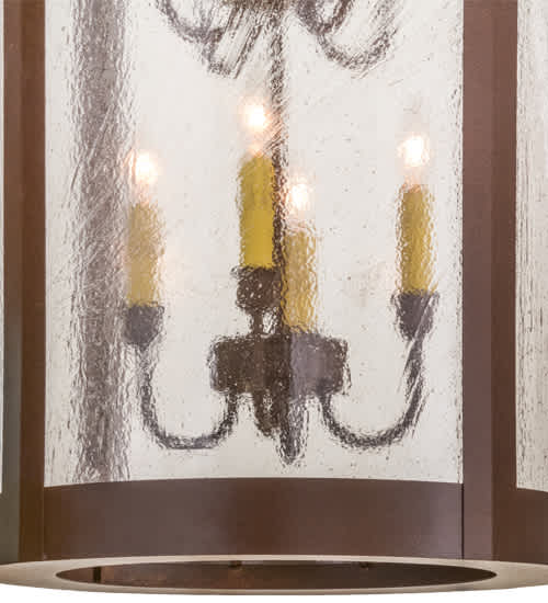 Prime 8 Light 24" Wide Taper Candle Pendant
