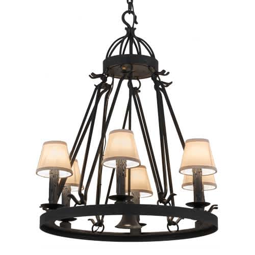 Lakeshore 6 Light 28" Wide Ring Chandelier