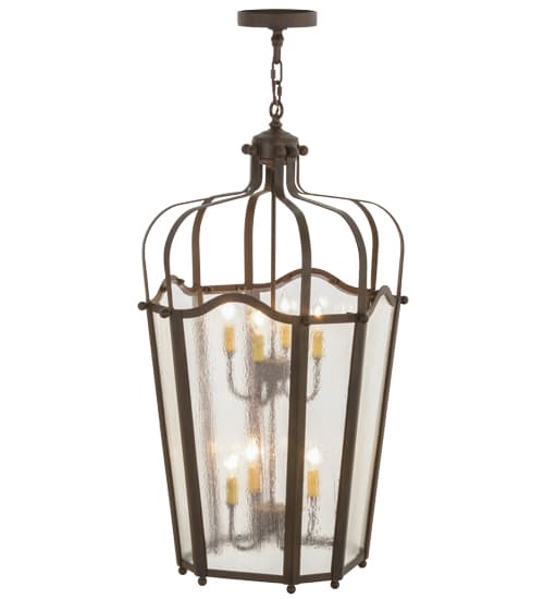 Citadel 8 Light 22" Wide Taper Candle Pendant