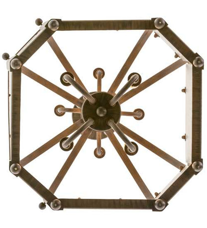 Citadel 8 Light 22" Wide Taper Candle Pendant