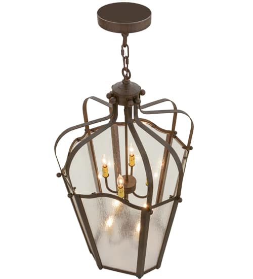 Citadel 8 Light 22" Wide Taper Candle Pendant