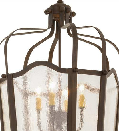 Citadel 8 Light 22" Wide Taper Candle Pendant