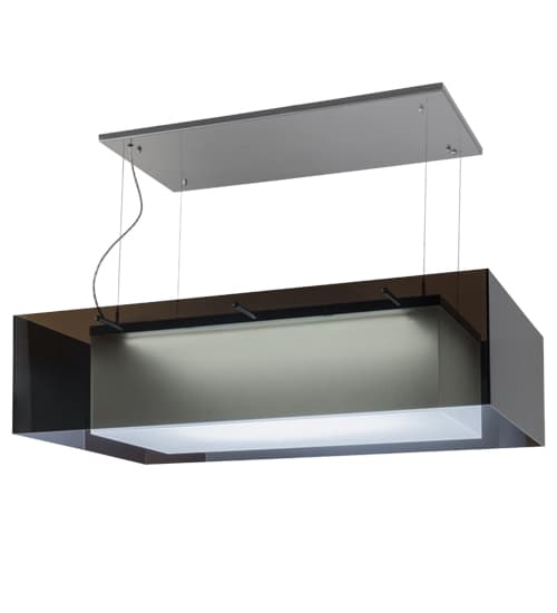 Quadrato Shadow Box 30" Wide Suspension Linear Pendant