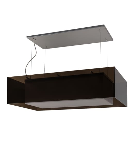 Quadrato Shadow Box 30" Wide Suspension Linear Pendant