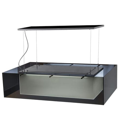 Quadrato Shadow Box 30" Wide Suspension Linear Pendant