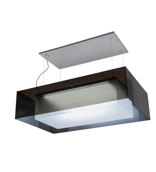Quadrato Shadow Box 30" Wide Suspension Linear Pendant