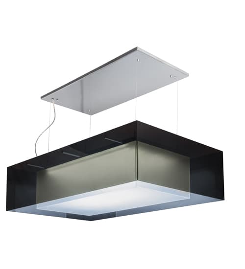 Quadrato Shadow Box 30" Wide Suspension Linear Pendant