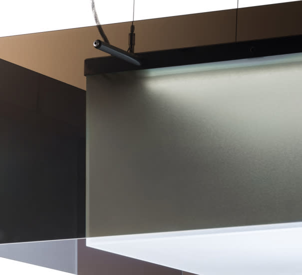 Quadrato Shadow Box 30" Wide Suspension Linear Pendant
