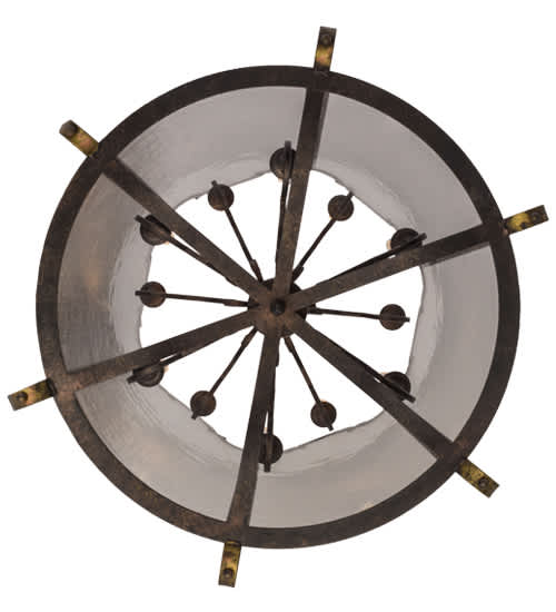 Dubrek 12 Light 33" Wide Taper Candle Pendant