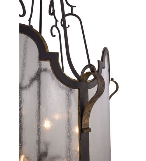 Dubrek 12 Light 33" Wide Taper Candle Pendant