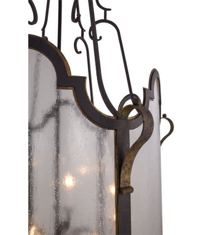 Dubrek 12 Light 33" Wide Taper Candle Pendant