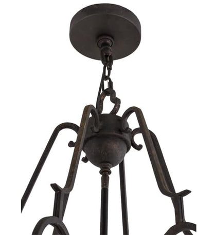 Dubrek 12 Light 33" Wide Taper Candle Pendant