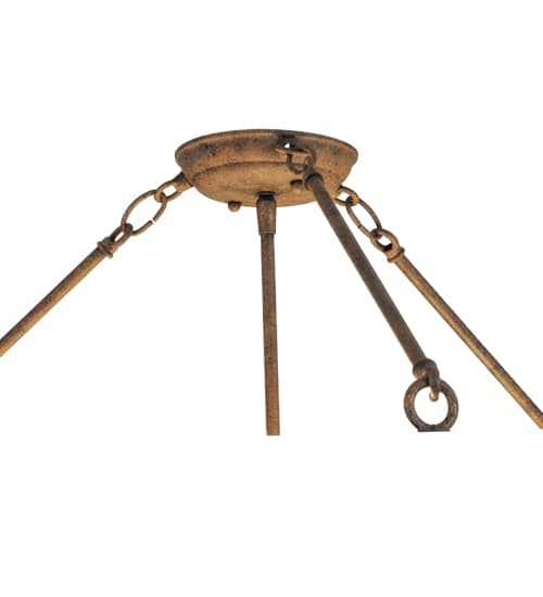 Dionne 3 Light 30" Wide Semi-Flush Bowl Ceiling Fixture - Antiquity Finish