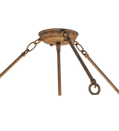 Dionne 3 Light 30" Wide Semi-Flush Bowl Ceiling Fixture - Antiquity Finish