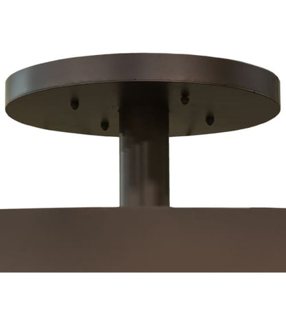 Cilindro Bulle 15 Light 72" Wide Semi-Flush Waterfall Ceiling Fixture