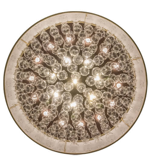 Cilindro Bulle 15 Light 72" Wide Semi-Flush Waterfall Ceiling Fixture