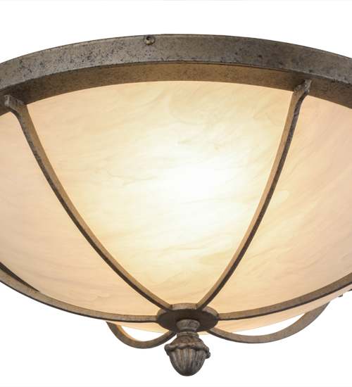 Dominga 2 Light 20" Wide Semi-Flush Bowl Ceiling Fixture