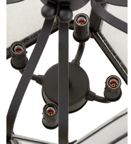 Citadel 4 Light 17" Wide Taper Candle Pendant