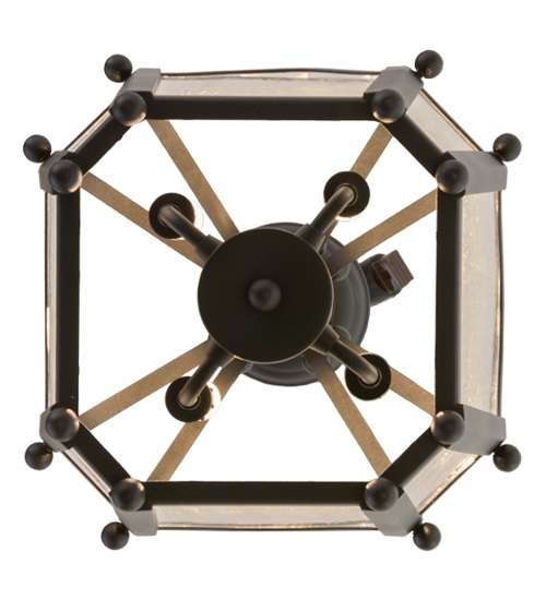 Citadel 4 Light 17" Wide Taper Candle Pendant