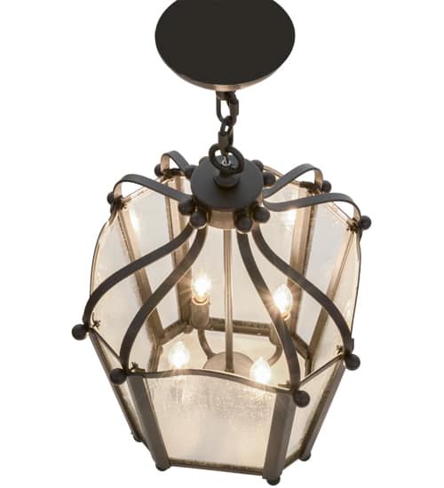 Citadel 4 Light 17" Wide Taper Candle Pendant
