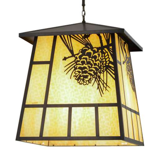 Winter Pine 4 Light 43" Wide Pendant