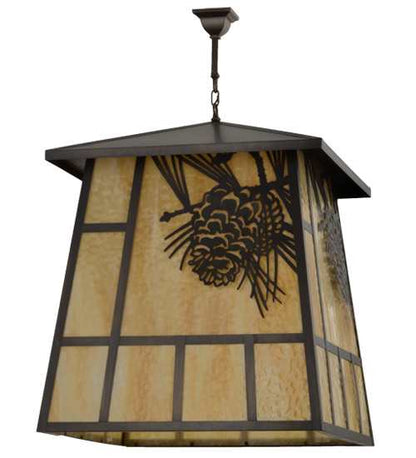 Winter Pine 4 Light 43" Wide Pendant