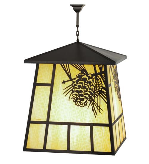 Winter Pine 4 Light 43" Wide Pendant