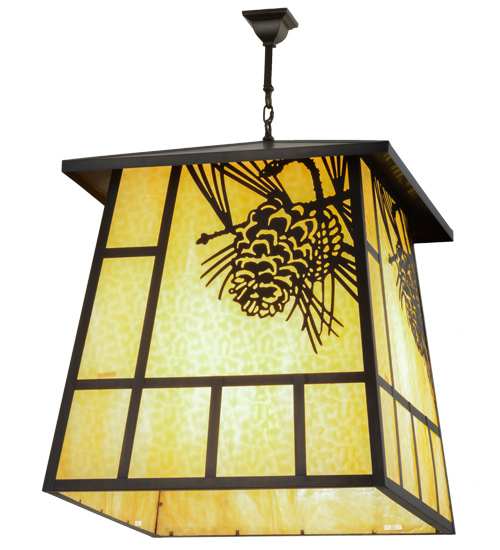 Winter Pine 4 Light 43" Wide Pendant