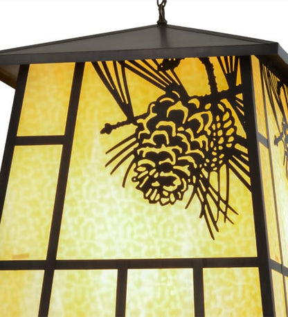 Winter Pine 4 Light 43" Wide Pendant