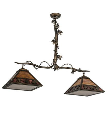 Maple Leaf 2 Light 13" Wide Linear Pendant