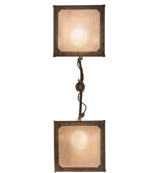 Maple Leaf 2 Light 13" Wide Linear Pendant