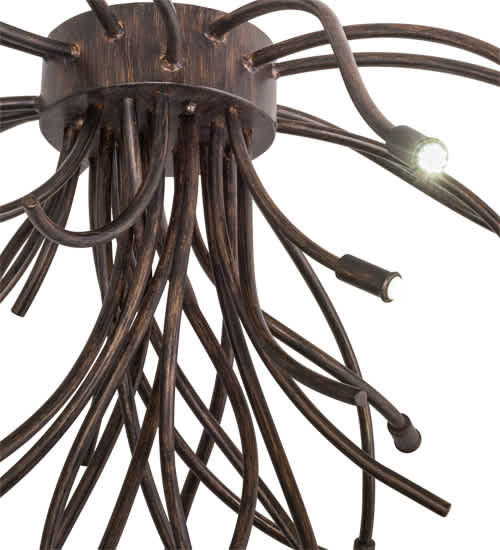 Samara 15 Light 40" Wide Semi-Flush Ceiling Fixture
