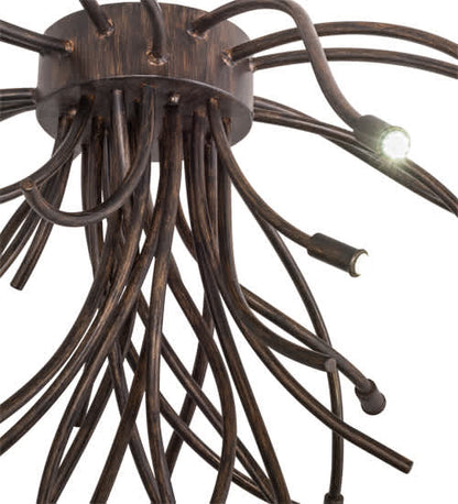 Samara 15 Light 40" Wide Semi-Flush Ceiling Fixture