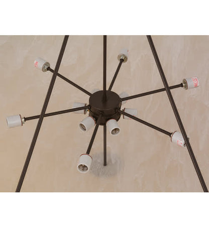 Madison 12 Light 60" Wide Semi-Flush Bowl Ceiling Fixture - Timeless Bronze Finish